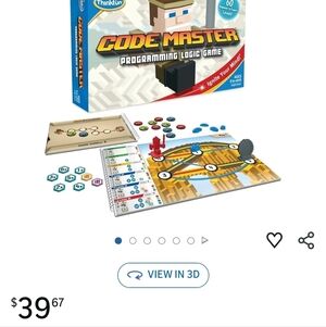 ThinkFun Code Master Programming Logic Game - Multicolor